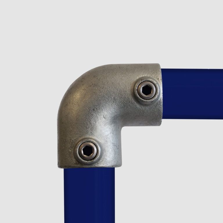 Key Clamp Fitting 125 - 90° Elbow
