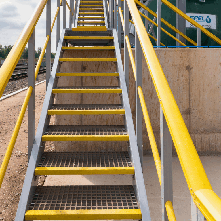 GRP Mark 2 Access Stairs | Ezi Klamp Systems