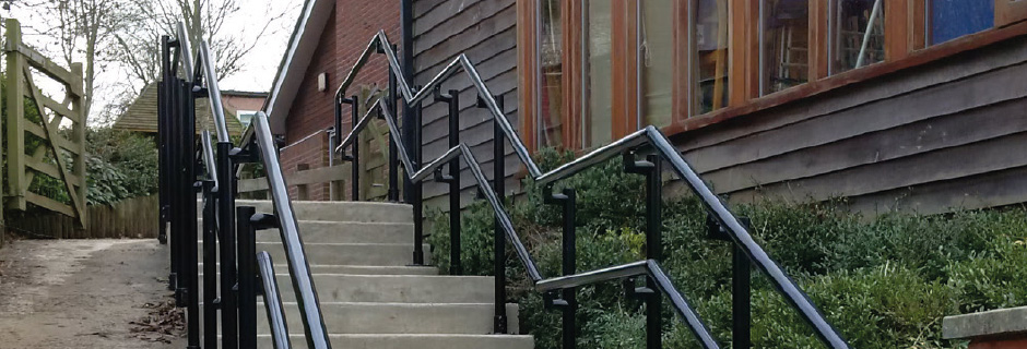 Not Cold to Touch Handrails DDA Handrails