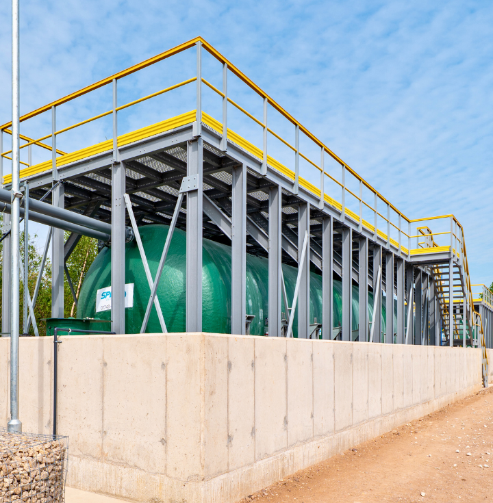 Adler & Allan site GRP Structure