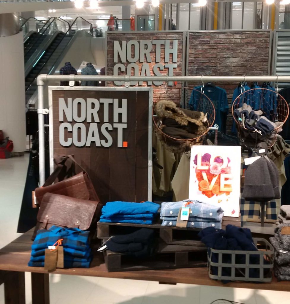 Key clamp tubing used in a shopping display