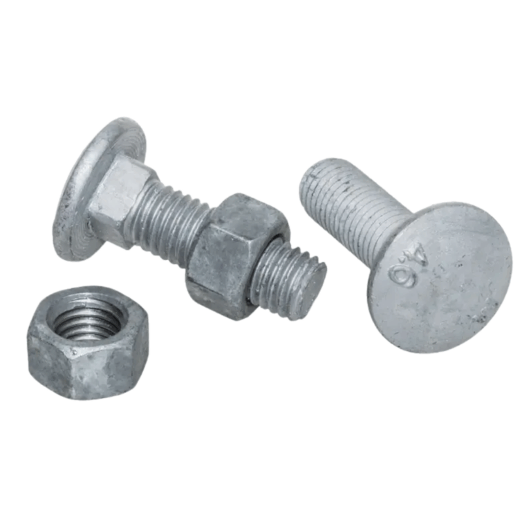 Galvanised Nut & Bolt - M10 x 35