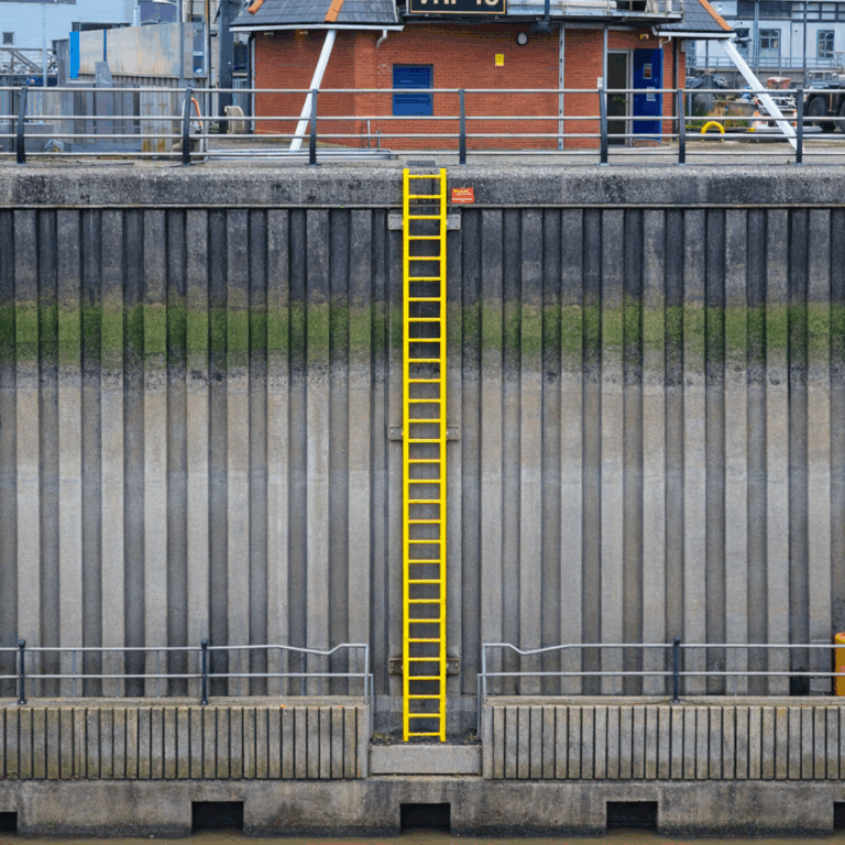 GRP Vertical Ladder | Ezi Klamp Systems