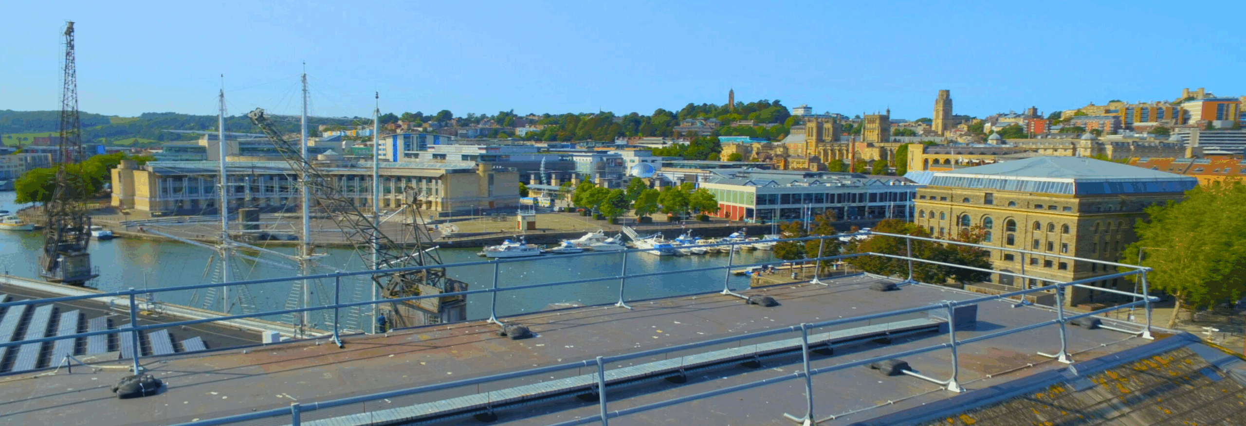Merchants House - Roof guardrail