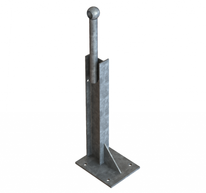 Armco crash barrier handrail post supplier