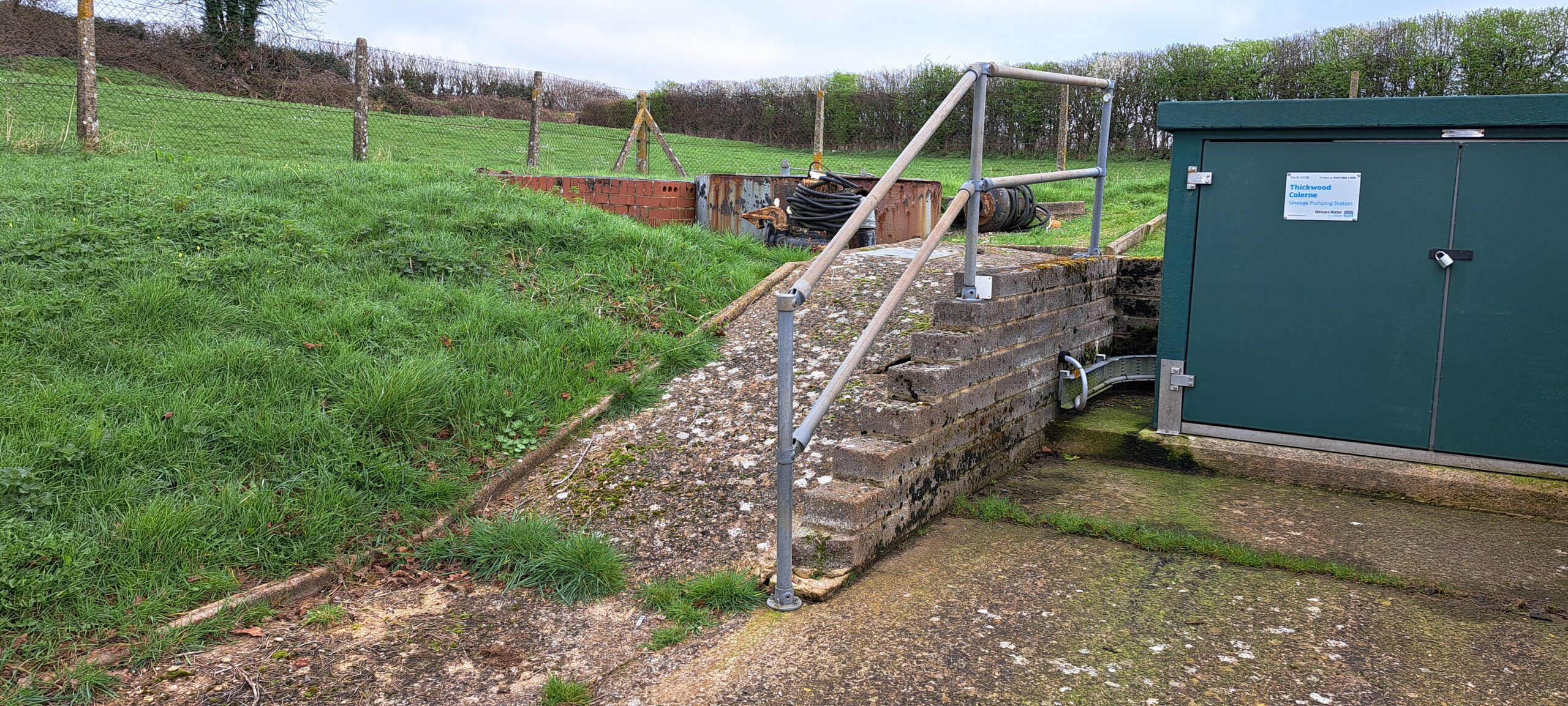 Wessex Water, Colerne - GRP Access Steps | Ezi Klamp Systems
