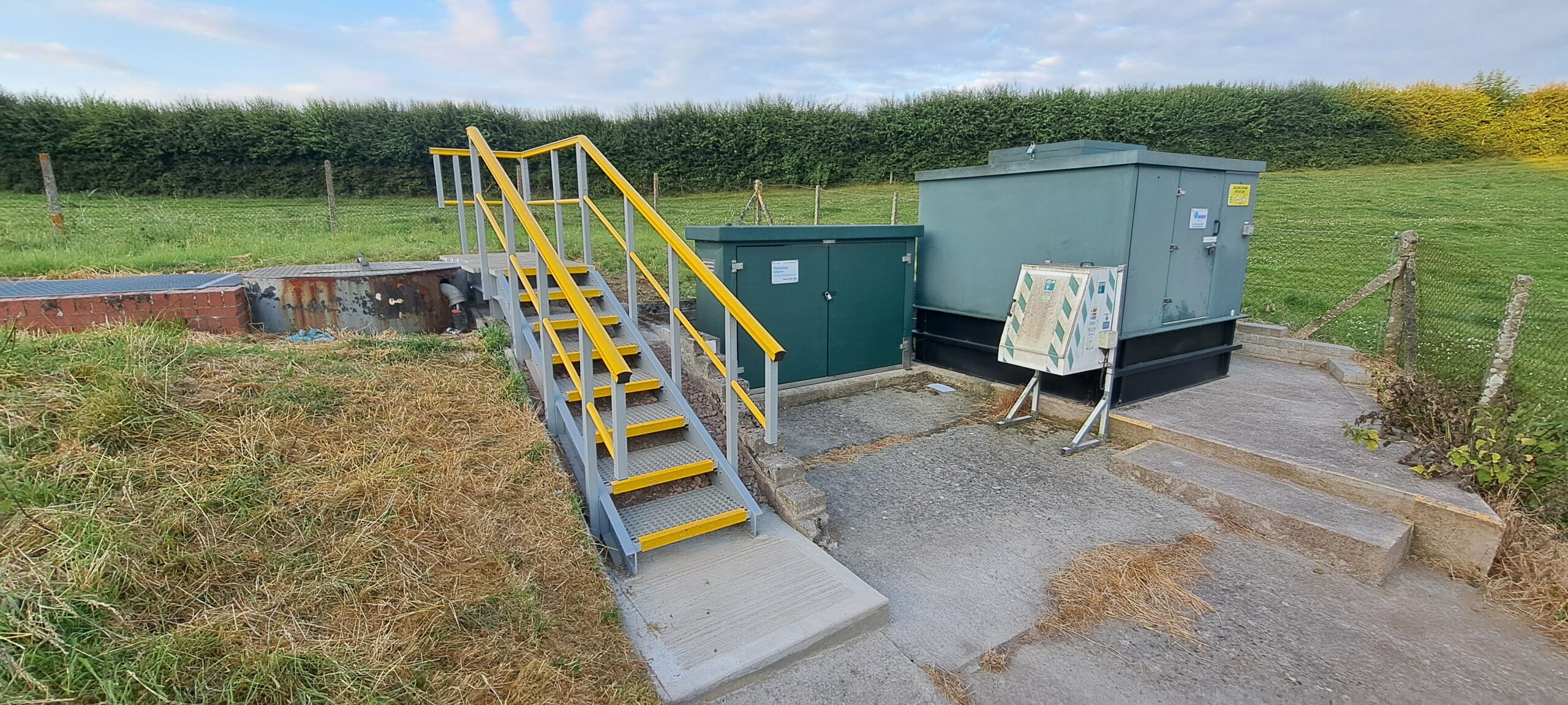 Wessex Water, Colerne - GRP Access Steps | Ezi Klamp Systems