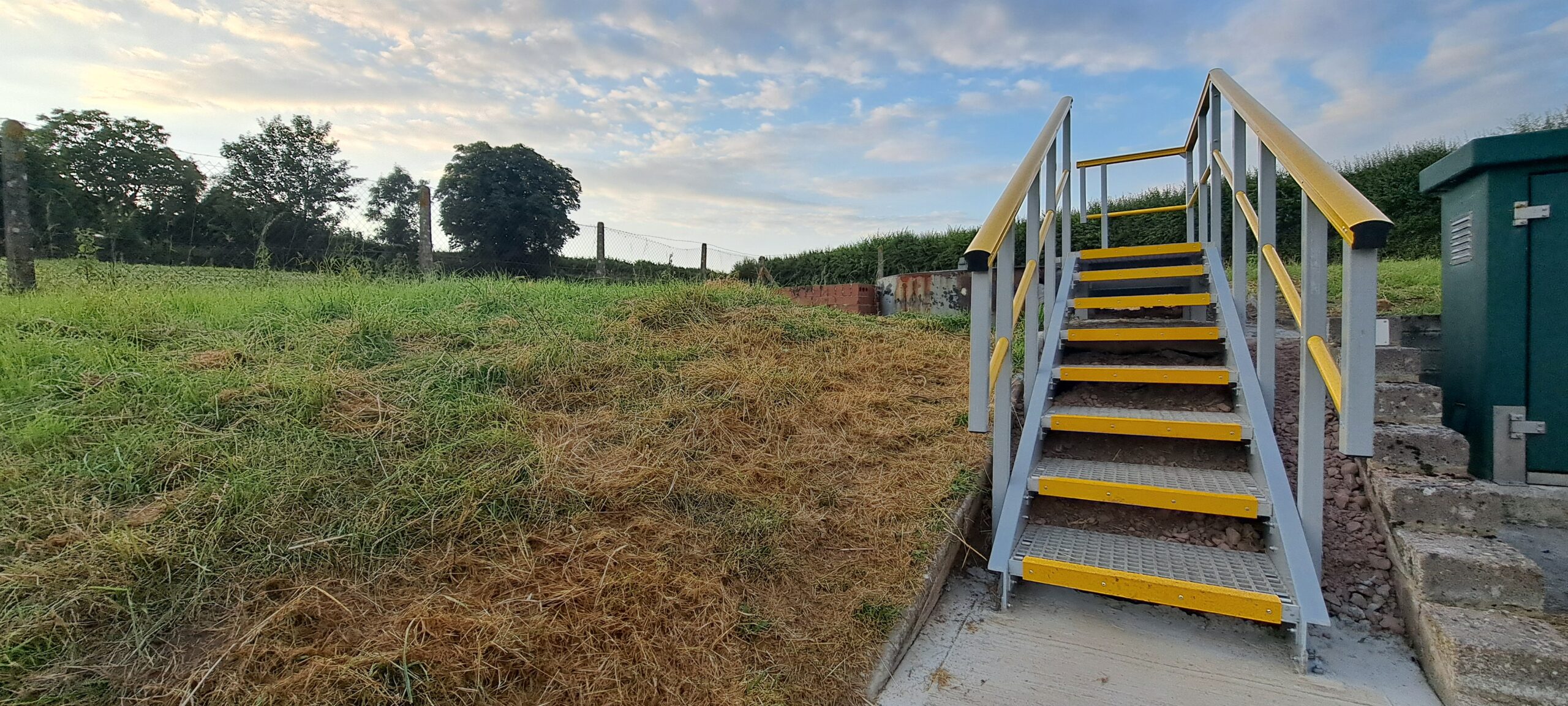 Wessex Water, Colerne - GRP Access Steps | Ezi Klamp Systems