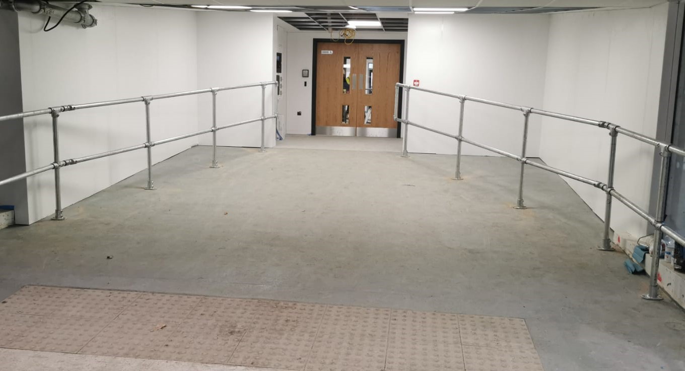 University Hospital of Wales - Roof Guardrail & Key Clamp | Ezi Klamp Systems