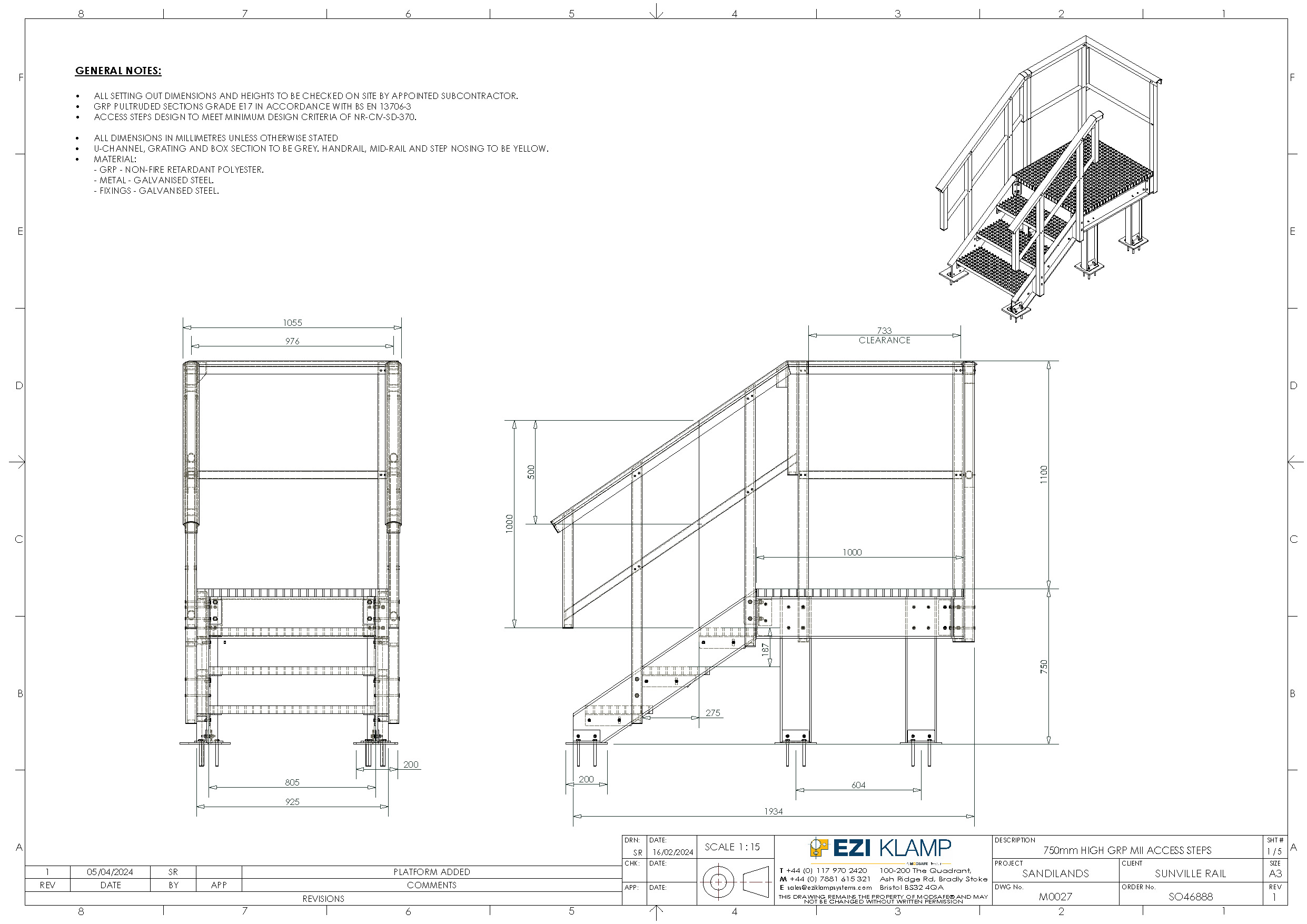 Ezi Access Steps - Cannon Street | Ezi Klamp Systems