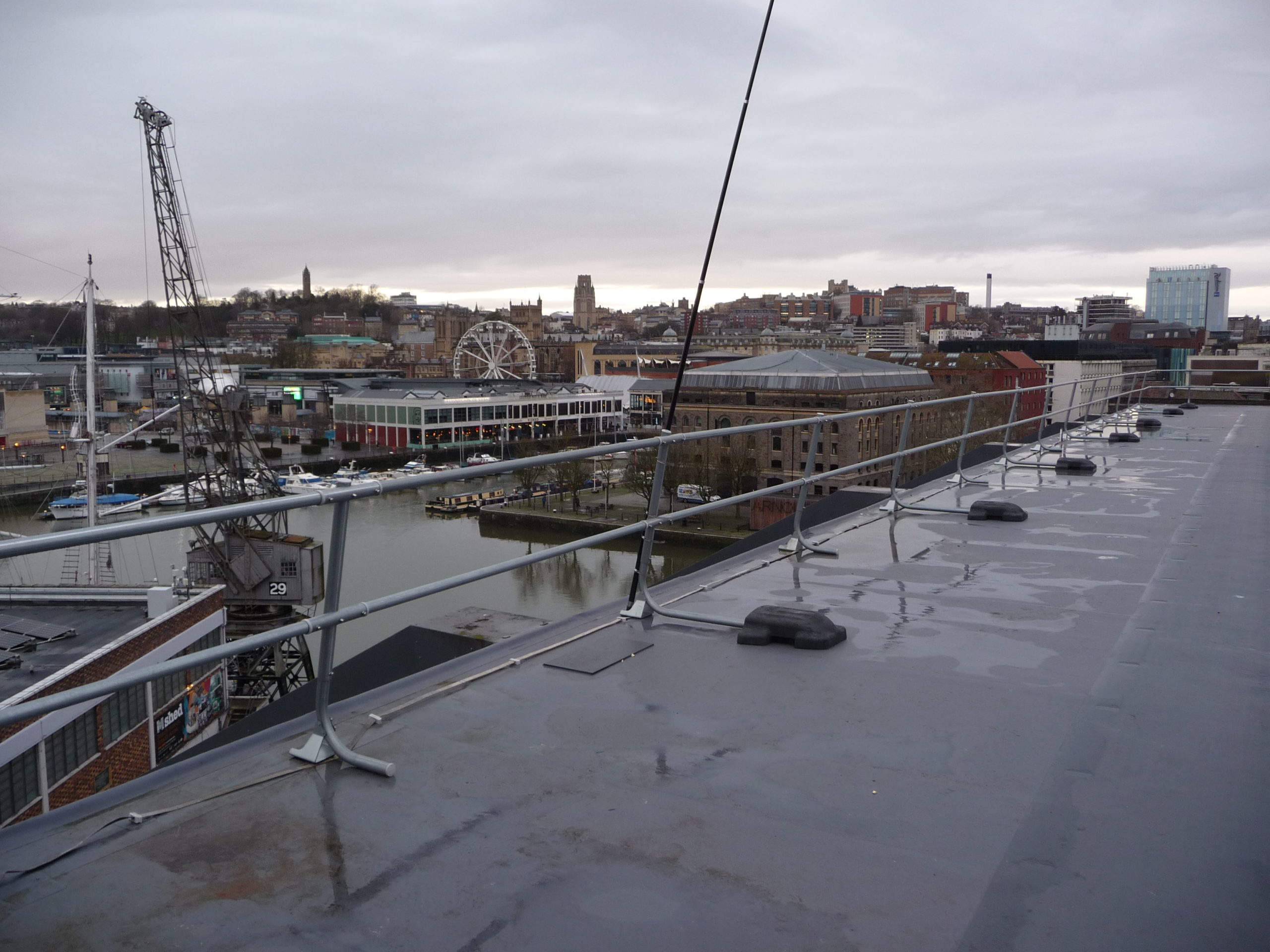 Merchants House - Roof Guardrail Project | Ezi Klamp Systems