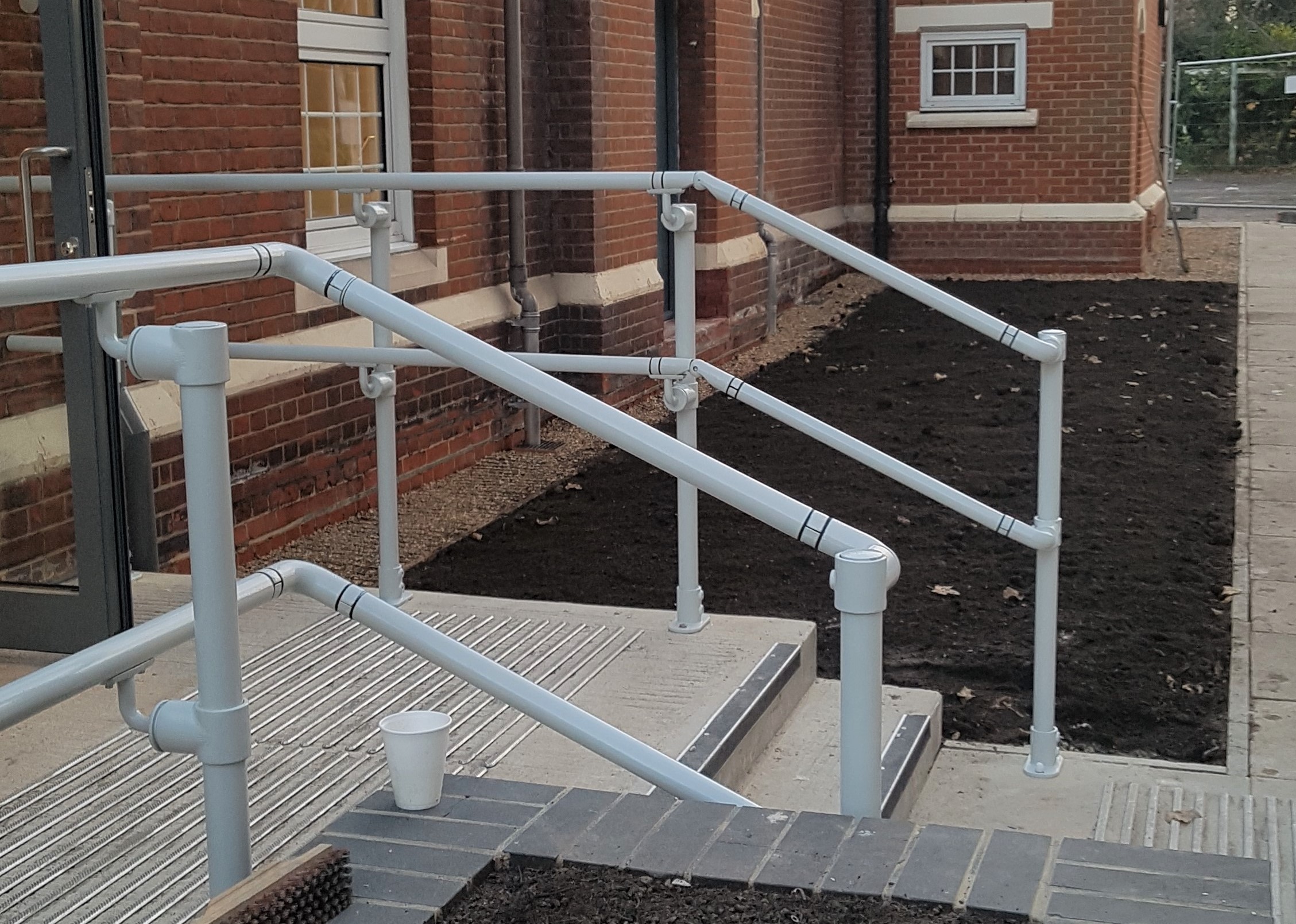 Nazareth House - DDA Handrail Project | Ezi Klamp Systems