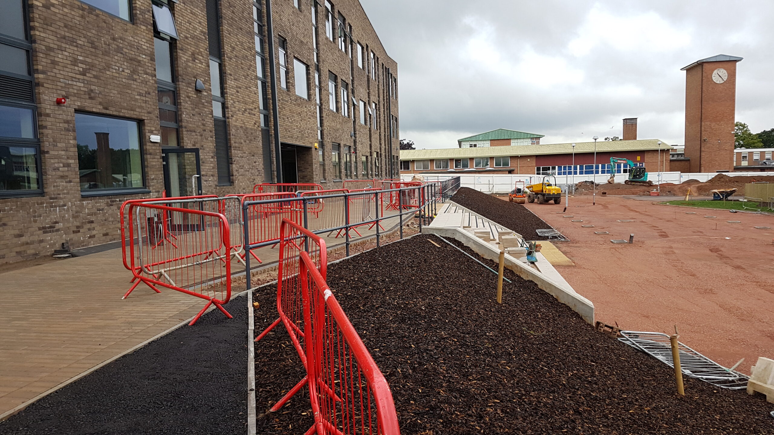 Croesyceiliog Comprehensive School - DDA Handrail Project | Ezi Klamp Systems