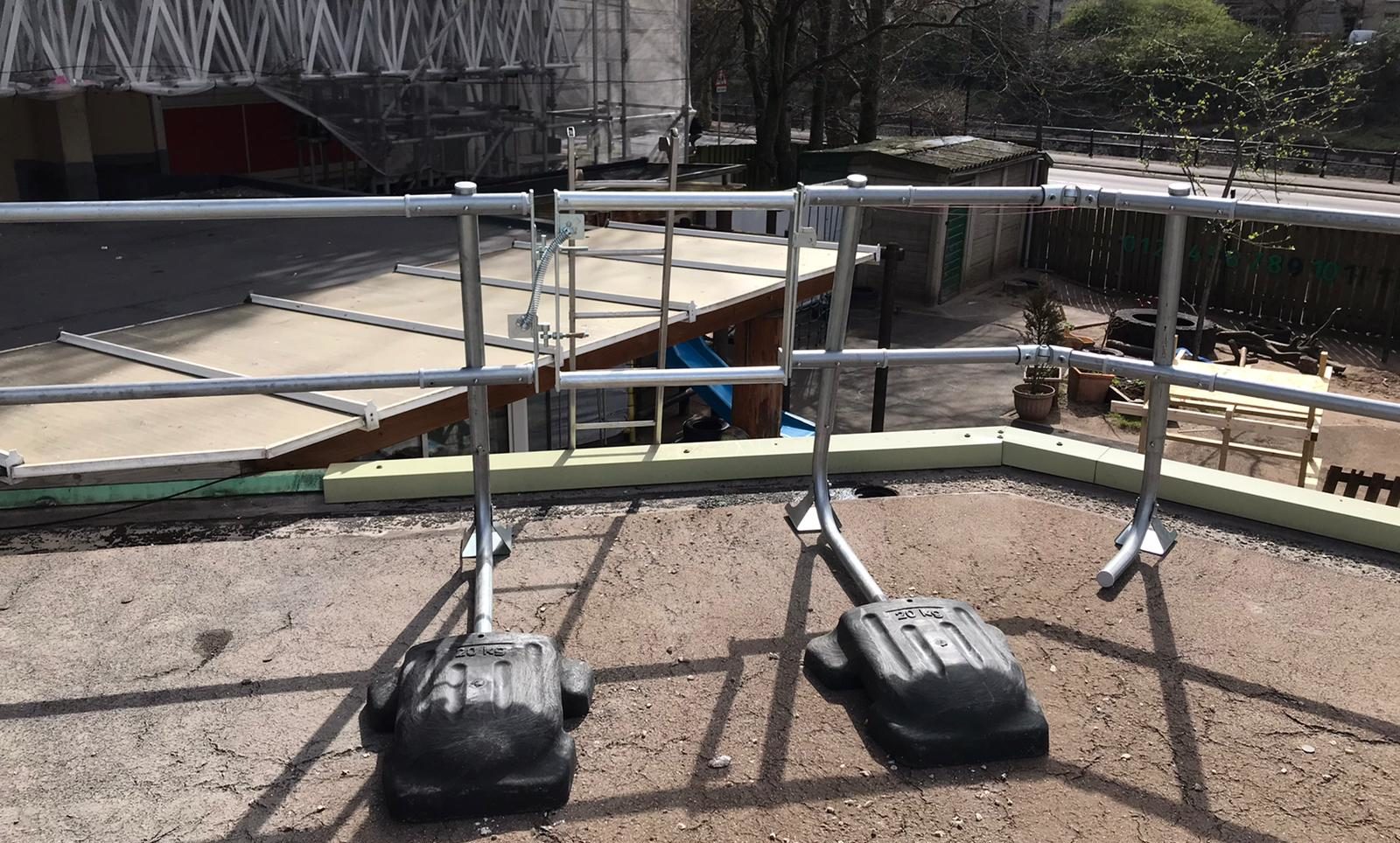 Redcliffe Nursery Project - Roof Guardrail Project | Ezi Klamp Systems