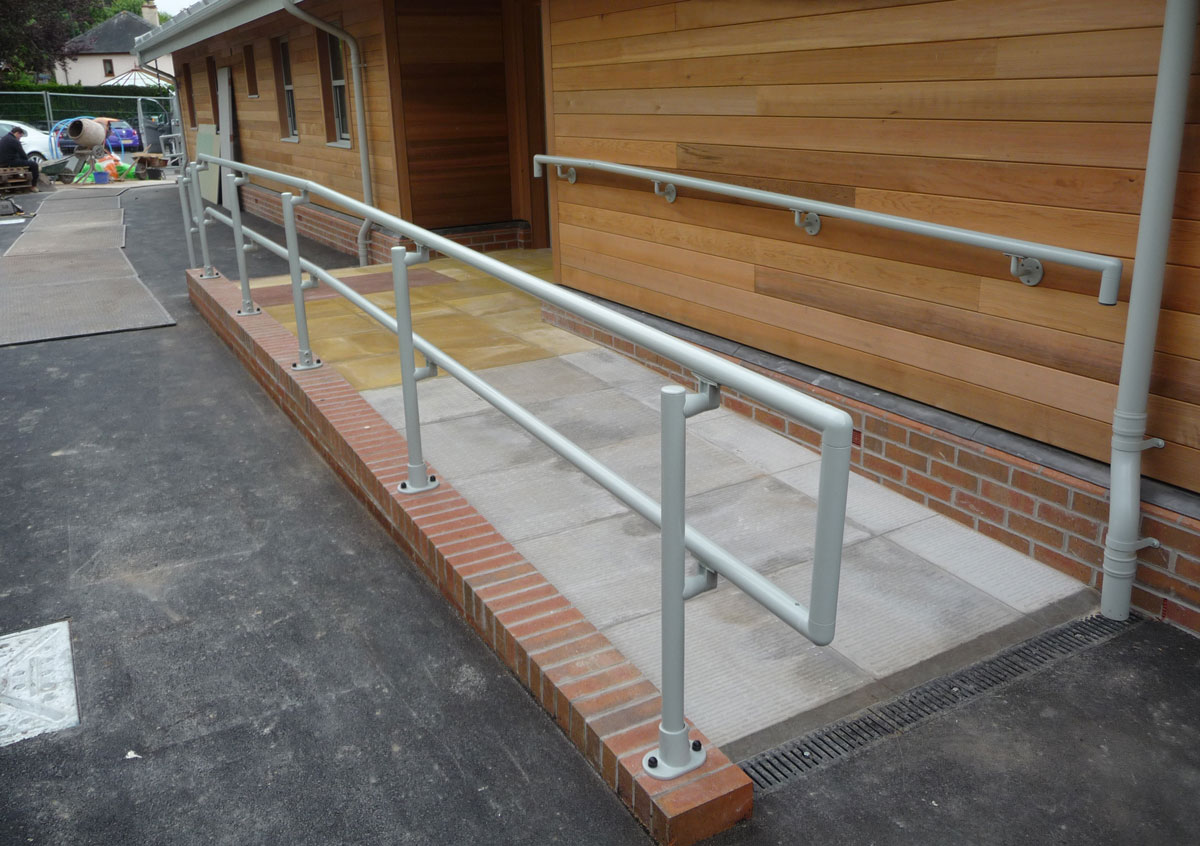 handrail installation village hall