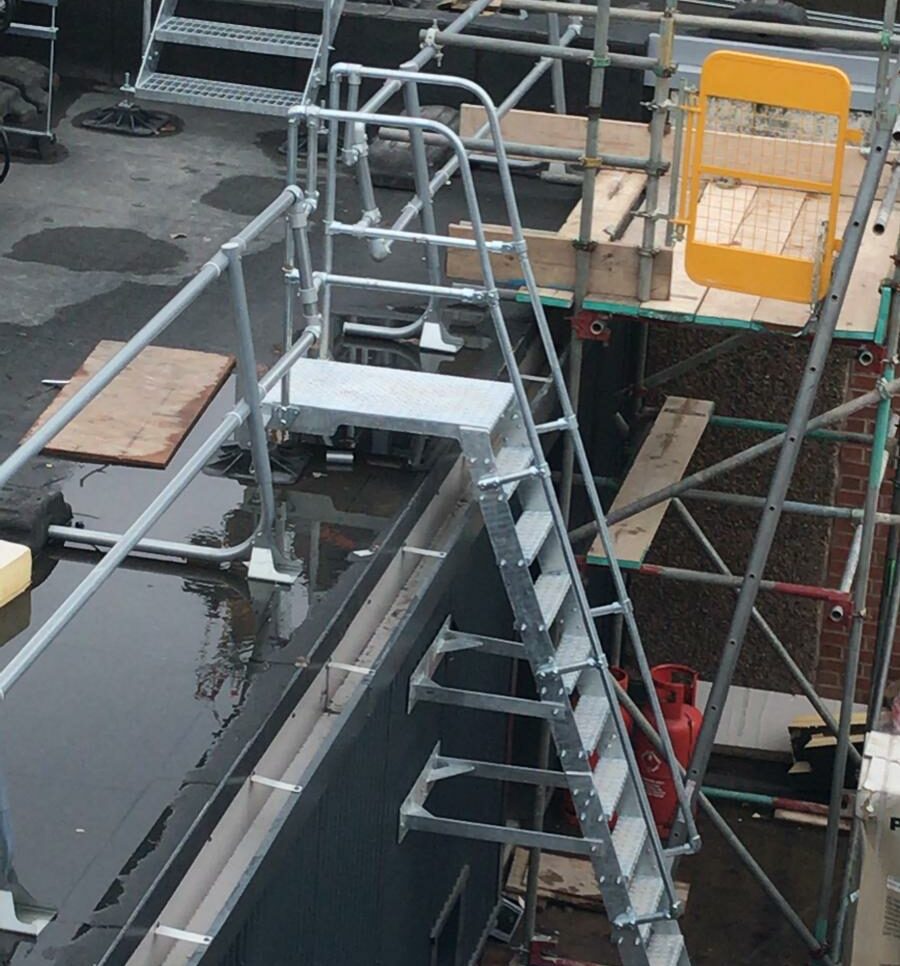 Telegraph Hotel, Coventry - Roof Guardrail Project | Ezi Klamp Systems